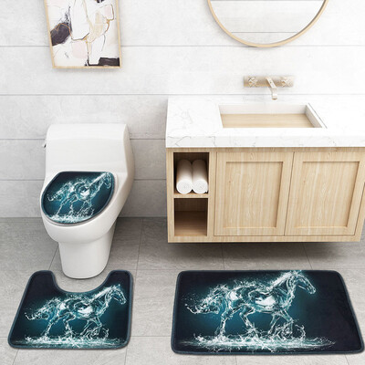

〖Follure〗3pcs Non-Slip Bath Mat Bathroom Kitchen Carpet Doormats Decor