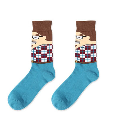 

Euro Style Family members Funny Patterned Ins Cute Socks Cotton Casual Hipster Socks Colored Men&Women Sox