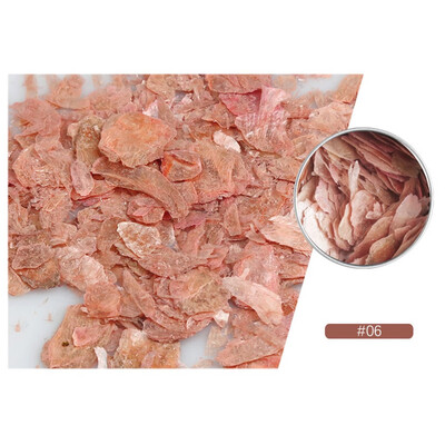 

Toponeto Nail Rock Slice Mica Slice Shell Slice Thin Fragment Mix Piece Nail Ornament