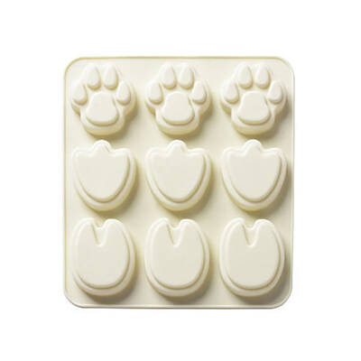 

Silicone Cake Mold Animal Bear Paw Shape Chocolate Candy Biscuit Baking Tool