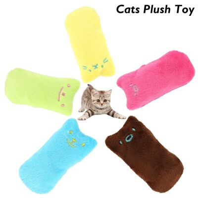 

Cute Pet Cats Plush Toys Interactive Fancy Pets Teeth Grinding Catnip Toys Thumb Chew Toys Cat Mint