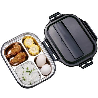 

Stainless Steel Thermal Bento Lunch Box Food Container with Compartments