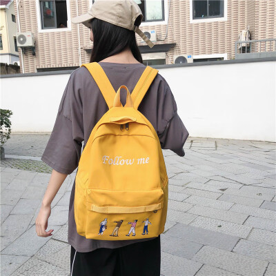 

Ins schoolbag female Korean version of high school students Tide Simplified Sen Department Guzhuang backpack junior high school Ja