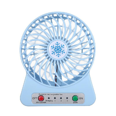 

Portable Handheld Mini Fan with Flash Light USB Rechargeable Table Fan Air Cooler Adjustable 3 Speeds for Home&Travel