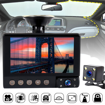 

2018 New Model 3 In 1 Dash Cam Car DVR 3 Recording Dash Cam Parking Camera