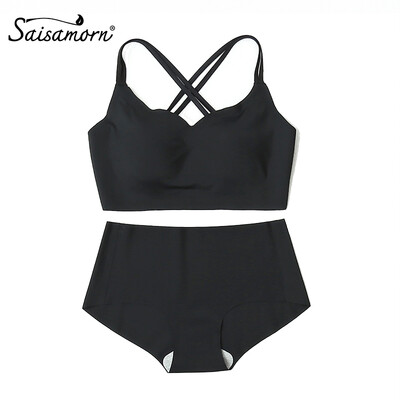 

Sai Sai dream saisamorn Heavenly natural latex underwear sports bra set no steel ring bra lace female color