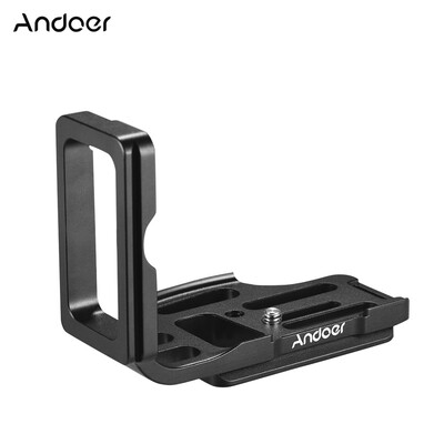 

Andoer  Shape QR Quick Release Plate Camera Bracket Aluminum Alloy for Nikon D800D800ED810
