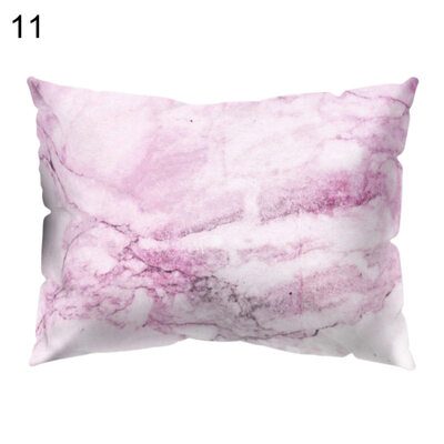 

Fresh Marble Print Pillow Case Cushion Cover Bed Car Cafe Office Decoration