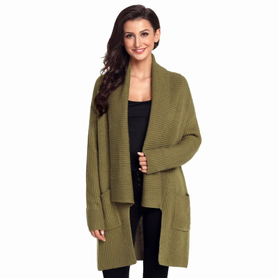 

Cardigan long sleeve warm wool comfortable casual knit sweater