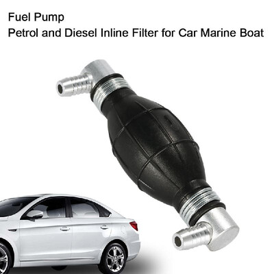 

10mm Fuel Bulb Hand Pump Petrol&Diesel Inline Filter for Car Marine Boat