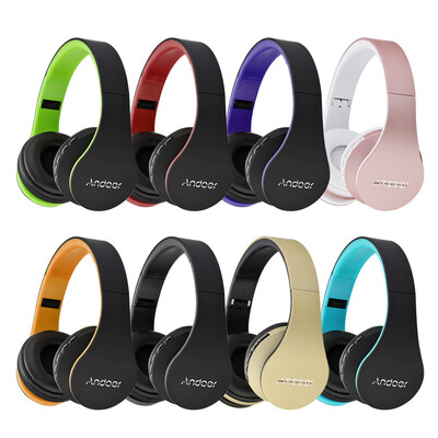 

Andoer LH-811 Stereo Bluetooth Headset 4 in 1 Multifunctional Wireless Stereo Bluetooth 41 EDR Headphone & Wired Earphone with