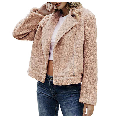 

Toponeto Fashion Women Casual Coat Winter Warm Outwear Ladies Zipper Coat Overcoat