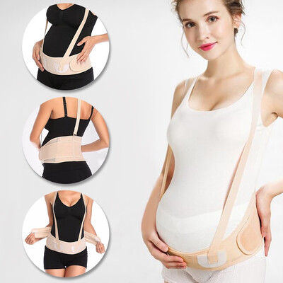 

Adjustable Maternity Belt Pregnancy Support Belt Breathable Belly Band Abdominal Binder WaistBack Support Belt
