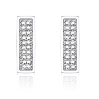 

Womens Earrings 925 Silver S925 Stud Earrings Jewellery Silver Ornaments Retro Earrings