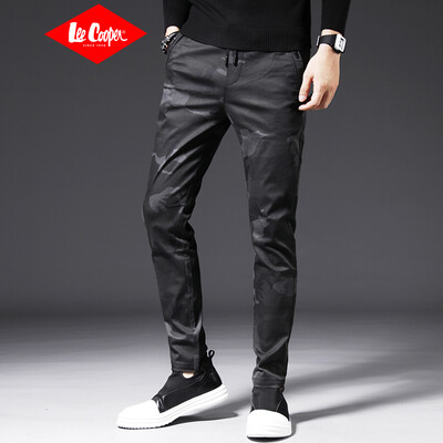 

Lee Cooper casual pants male Korean version of the self-cultivation fashion wild tide pants camouflage elastic trousers male LEEN3LG301 camouflage 30 yards