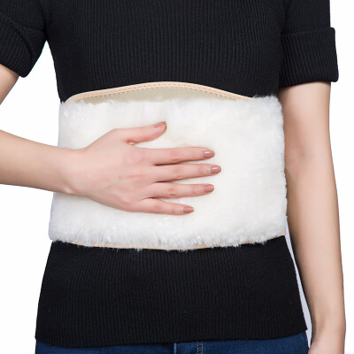 

Green Di wool belt belt fur one men&women warm waist belt ladies winter cashmere thick beige  LD2005