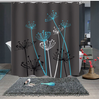 

〖Follure〗Popular Waterproof Shower Curtain With 12 Hooks Printed Bathroom 180x180cm