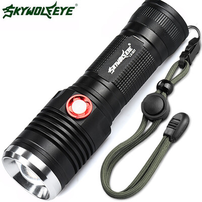 

Saidsome ZOOMABLE XM-L2 U2 LED 3 Mode 2665018650 USB Rechargeable Flashlight Torch flashlight lamp