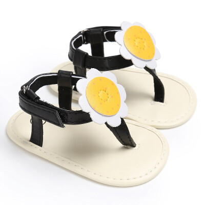 

Baby Girl Cute Sunflower PU Leather Baby Moccasins Child Summer Shoes