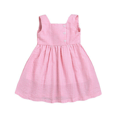 

Summer Dress For Girl Sleeveless Kids Girl Dress Plaid Causal Kids Clothes Baby Girl Clothes Dresses 2019