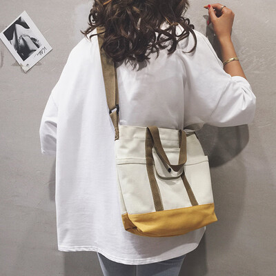 

Cloth bag female 2019 new Korean casual student canvas bag ins slung large capacity wild broadband shoulder bag