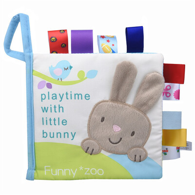 

Tailored Baby Kids Intelligence Development Cloth 3D Animal Tail Book Educational Toy