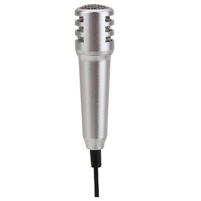 

High Quality Mini Singing Microphone with Earphone for iPhone Android Smart Phone PC Laptop