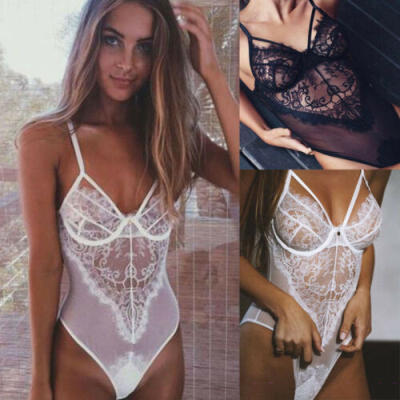 

Lingerie-Sleepwear-Lace-Women--Teddy-G-string-Dress-Underwear-Babydoll-Nightwear
