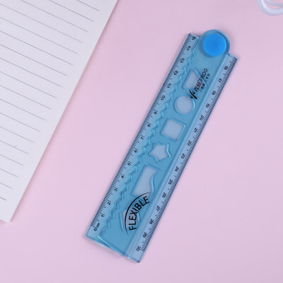 

Toponeto Clear Plastic Straight Ruler Plastic Measuring Tool for Student School Office