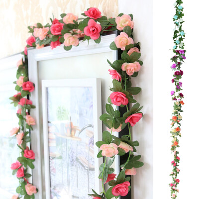 

1Pc Artificial Flower Vine Garland Garden DIY Party Home Office Wedding Decor