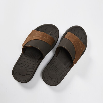 

FSD slippers mens shoes leather shoes old open toe flat summer outdoor leisure 15447