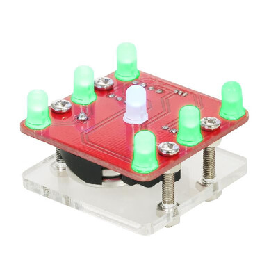 

DIY Swing Shaking LED Dice Kit Module with Small Vibration Motor