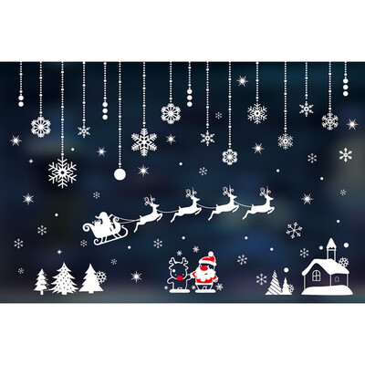 

〖Follure〗Merry Christmas Household Room Window Wall Sticker Mural Decor Decal Removable