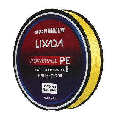 

Lixada 300M 330Yds 8 Strands PE Braided Fishing Line Super Strong Multifilament Fishing Line Carp Fish Line Wires Rope Cord 20-9