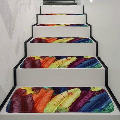 

Toponeto 1Set StepBasic Non-Slip Coral Fleece Resistant Carpet Stair Mat