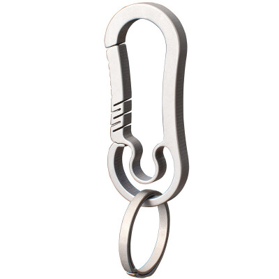 

Lightweight Titanium Keychain Backpack Hanging Buckle Outdoor Carabiner Useful