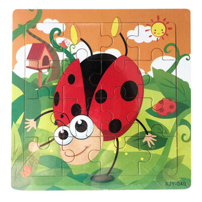 

Tailored Wooden Puzzle Educational Developmental Baby Kids Training Toy