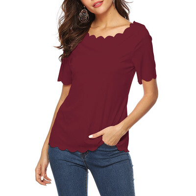 

Nomeni Women Summer Casual Short Sleeve T Shit Blouse Tops Blouse