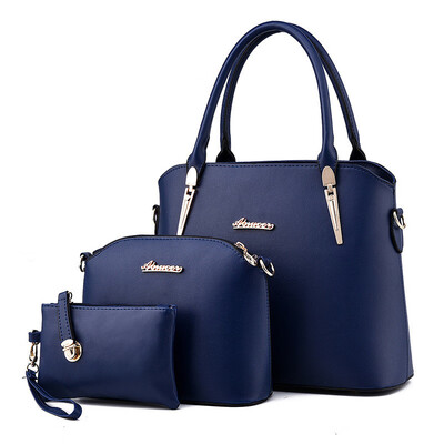 

2017 Ladies Brand Designs Bag Women Handbags Leather Handbag Women Messenger BagsFamous Bags HandbagPurseMessenger Bag 3 Sets