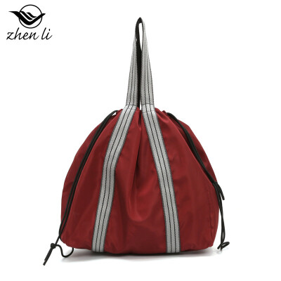 

New shoulder bag nylon fashion solid color small bag fashion sports candy color handbags