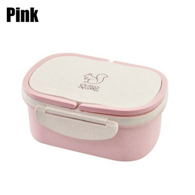 

Lunch box Wheat Straw Microwave Bento Lunch Box Food Container Storage Box