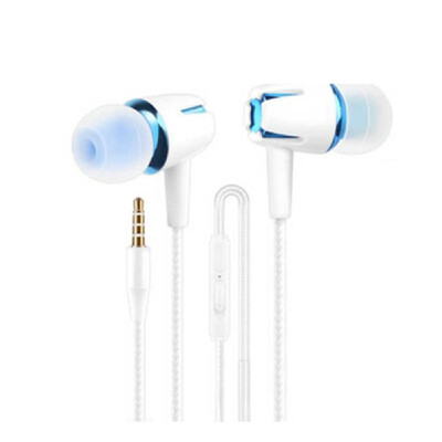 

E18 In-ear Earphones 35mm Wired Headphones Straight Plug Headset with Microphone for Smartphones Computer Tablet PC Laptop Mobile
