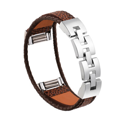 

〖Follure〗Replacement Leather Wristband Band Strap Bracelet For Fitbit Charge 2