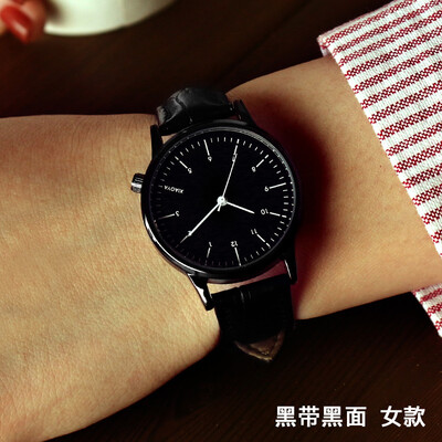 

Womens watches waterproof fashion 2019 new Korean version of the trend simple Mori big dial mens watches lovers watches