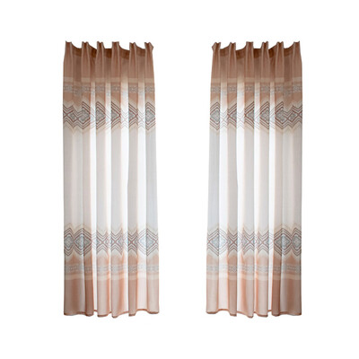 

Toponeto Leaves Curtain Tulle Window Treatment Voile Drape Valance 1 Panel Fabric