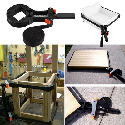 

Multi-function Adjustable Corner Clamp Band Strap 4 Jaws Picture Frame Holder Woodworking ToolStrap ClampCorner Clamp