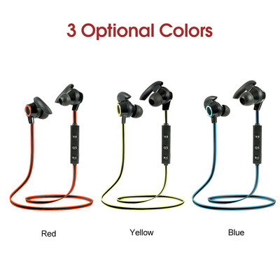 

Wireless Bluetooth 42 EDR Headphones Outdoor Sport Headsets In-ear Music Earphone Built-in Microphone Line Control Rechargeable