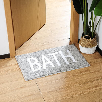 

Microfiber Rug Carpet Soft Indoor Bathroom Floor Mat Anti-slip Water Absorbent Machine Washable
