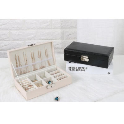 

New Organizer Velvet Jewellery Ornaments Case Portable Travel Jewelry Box Storage