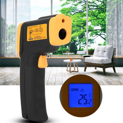 

Greensen Household Handheld Infrared Thermometer Industrial Object Thermometer Battery not included